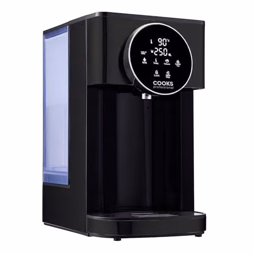 Cooks Professional Digital Hot Water Dispenser 2600W with 4L Tank in Black and Silver