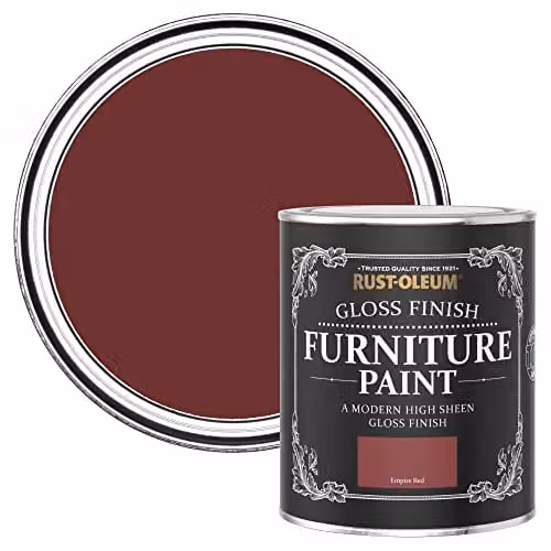 Rust-Oleum Gloss Furniture and Skirting Board Paint in Red, 750ml