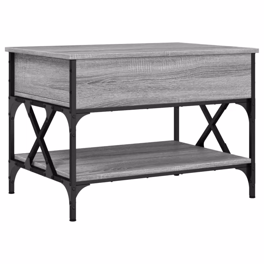 Berkfield Home Grey Sonoma Coffee Table with Lift Mechanism, W/D/H: 70 x 50 x 50 cm – 2