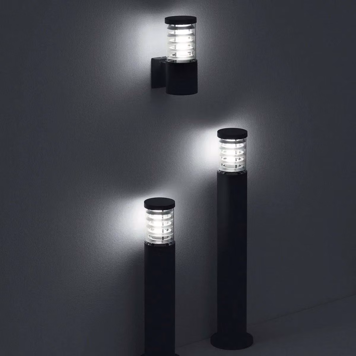 Ideal Lux Netlighting Tronco AP1 Outdoor Wall Light in Anthracite Grey and Black with E27 Socket and IP44 Rating – 3