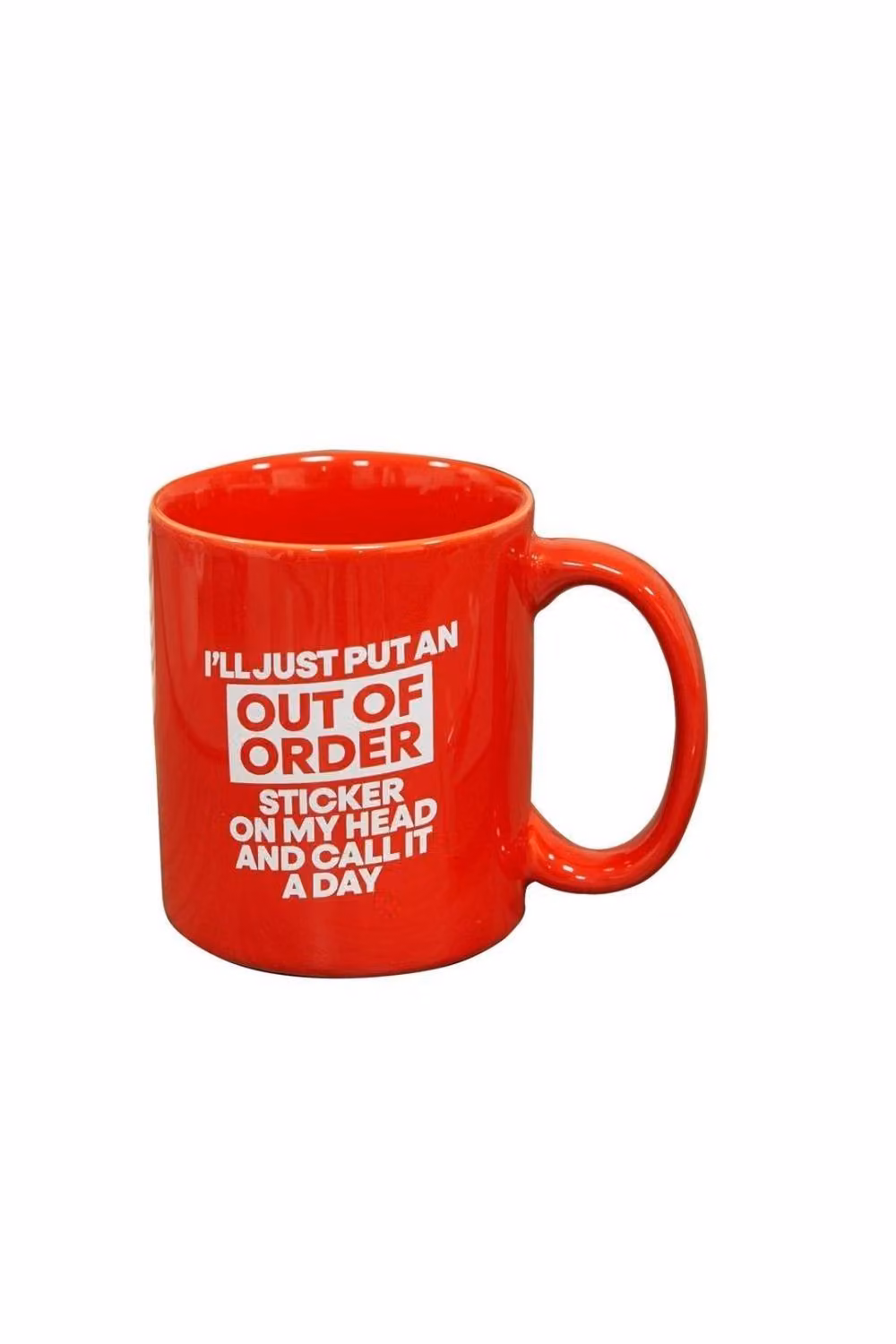 KDMD Ministry of Humour Out of Order Ceramic Mug Set, Multicolour, 2 Pack – 3