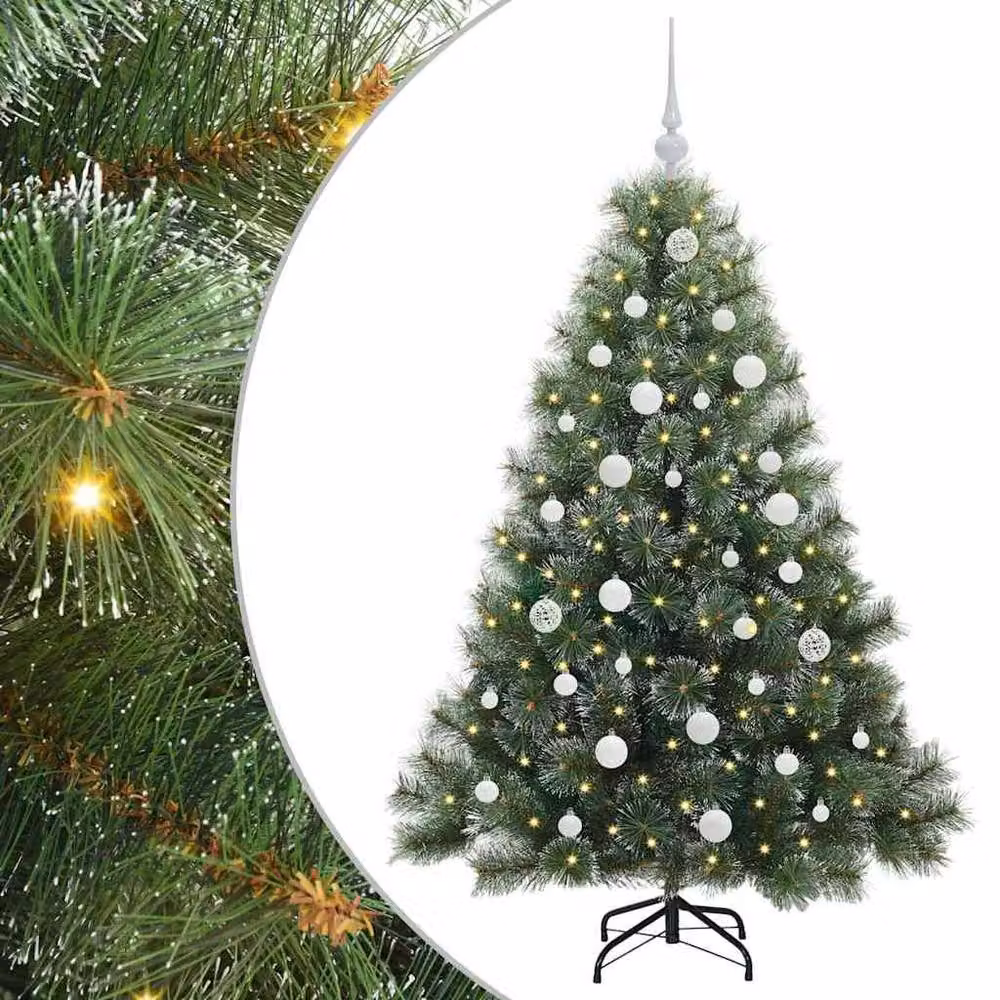 Berkfield Home Artificial Green Christmas Tree with 150 LEDs, Height: 150 cm – 2