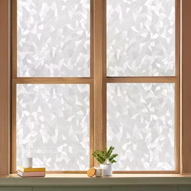 Lifeideas Self-Adhesive Translucent White 3D Privacy Window Film