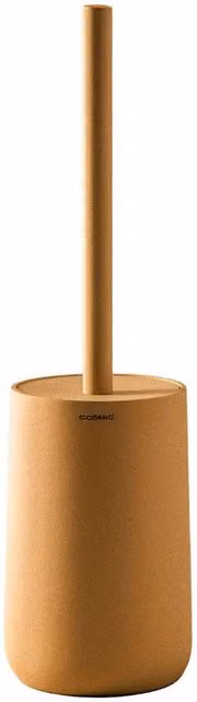 Cosmic Mandarin Saona Collection Free-standing Polyresin Toilet Brush in Orange