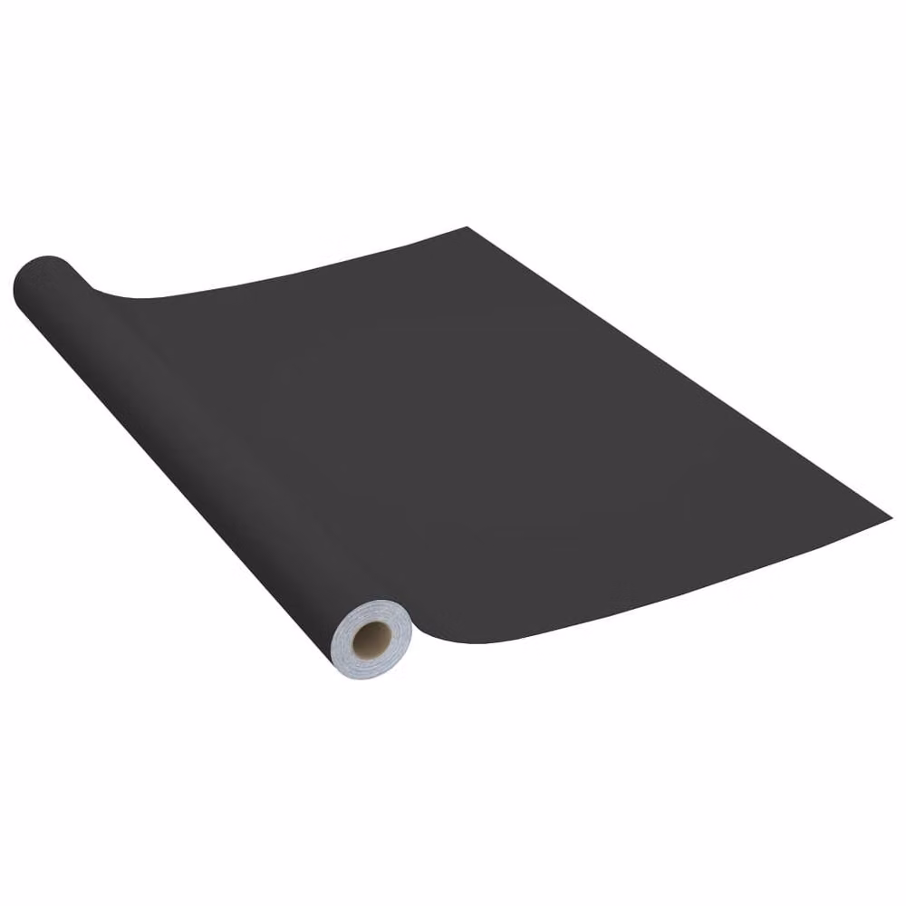 Berkfield Home Self-adhesive PVC Furniture Film, 2 Pack, Black, W: 90 cm x L: 500 cm – 2