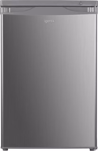 Igenix Under Counter Upright Freezer in Silver Stainless Steel