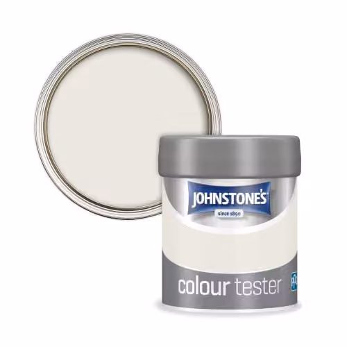 Johnstone's Colour Sample Tester Pot in Silver Feather, 75ml