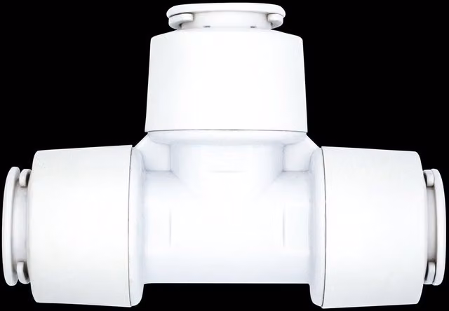 FloPlast FloFit+ 28mm Tee FT28 Grey Plumbing Component