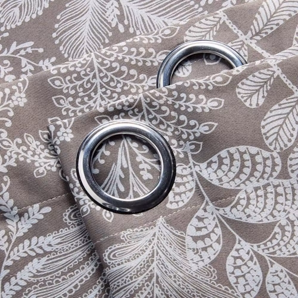 Alan Symonds Ferndown Beige Thermal Blackout Floral Curtains, Width: 229 cm, Height: 183 cm – 3