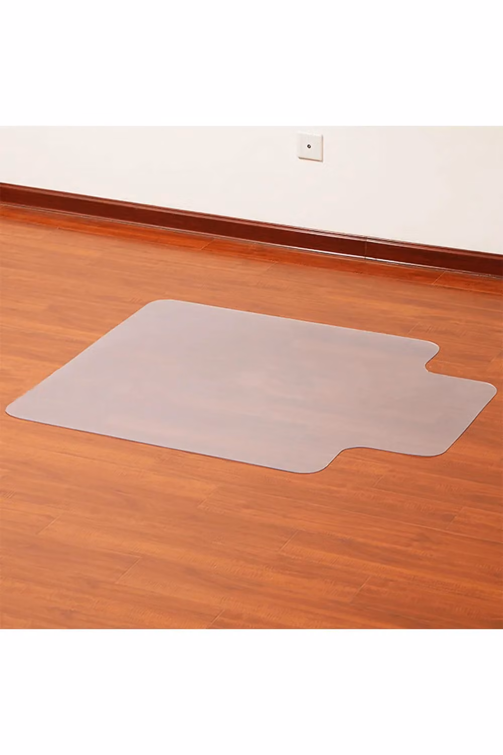 Living and Home Transparent PVC Office Chair Mat Floor Protector, W: 120 cm, D: 75 cm – 2
