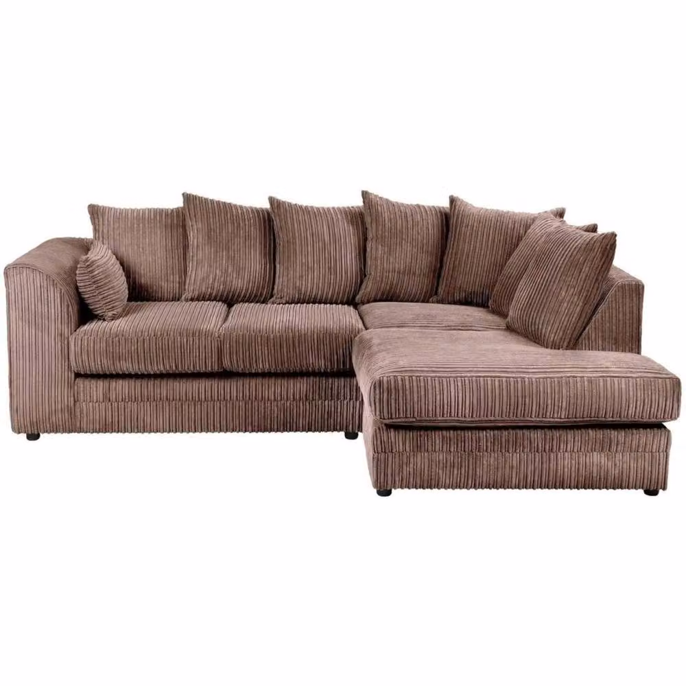Snug Furniture Birmingham Ltd Camden Right Hand Corner Sofa Set in Chocolate Jumbo Cord – 2