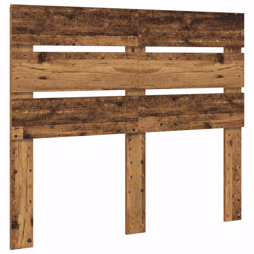 Berkfield Home Modern Bed Frame with Headboard in Brown Solid Pine Wood, W/D/H: 120 x 200 cm – 3