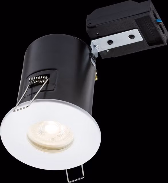 Netlighting White Recessed GU10 Downlight, IP65 Dimmable and Bulb Replaceable, 35W – 3