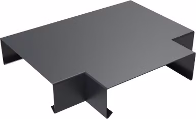 ARP Aluminium Coping T Junction for 301-350mm Wall, 410mm, Anthracite Grey (7016 Matt)
