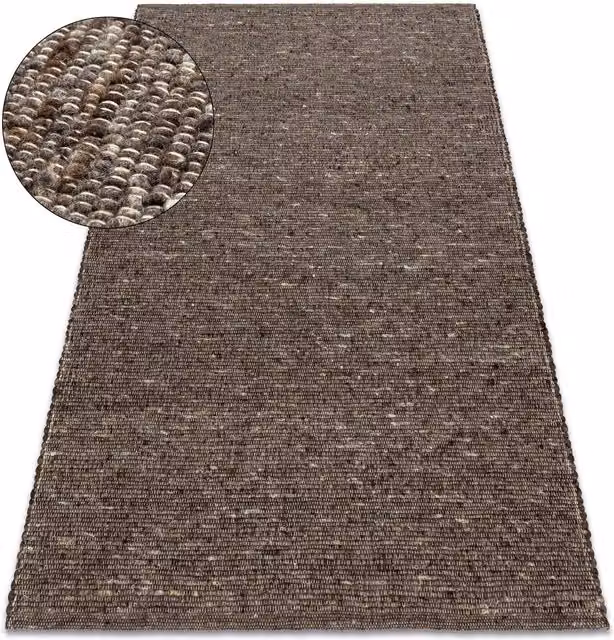 RugsX Nepal Wool Rug in Brown, W/D: 80 x 150 cm