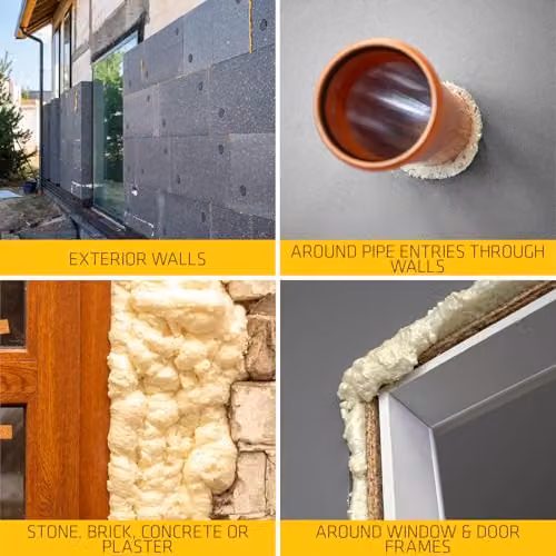 Sika Rapid Setting Expanding Foam, Beige/Multicolour – 4