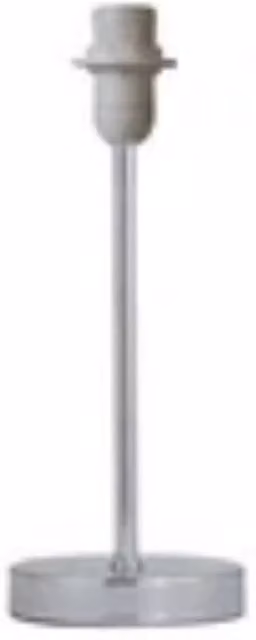Havendro Modern Chrome Silver Table Lamp Base Only, Height: 26 cm
