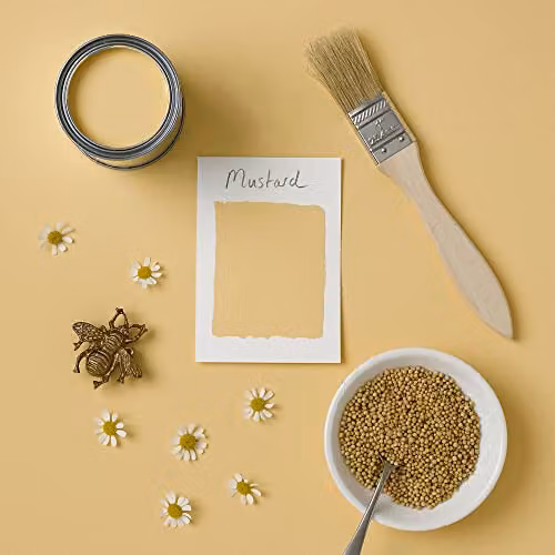 Rust-Oleum Matt Yellow Kitchen Cupboard Paint, 750ml – 3