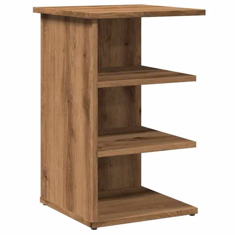 Berkfield Home Artisan Oak Sideboard in Brown, W/D/H: 35 x 35 x 55 cm