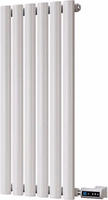 Omeara White Horizontal Single Panel Thermostatic WIFI Electric Radiator