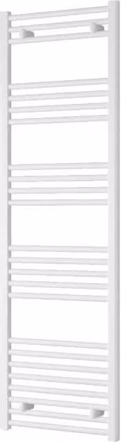 Bathroom Kingdom Capo White Straight Heated Towel Rail W: 50 cm, H: 160 cm