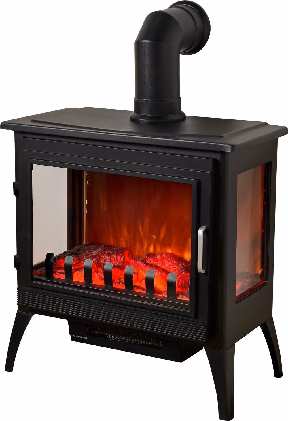 Sureflame Marlow 3-Sided Electric Floor Stove in Black – 5