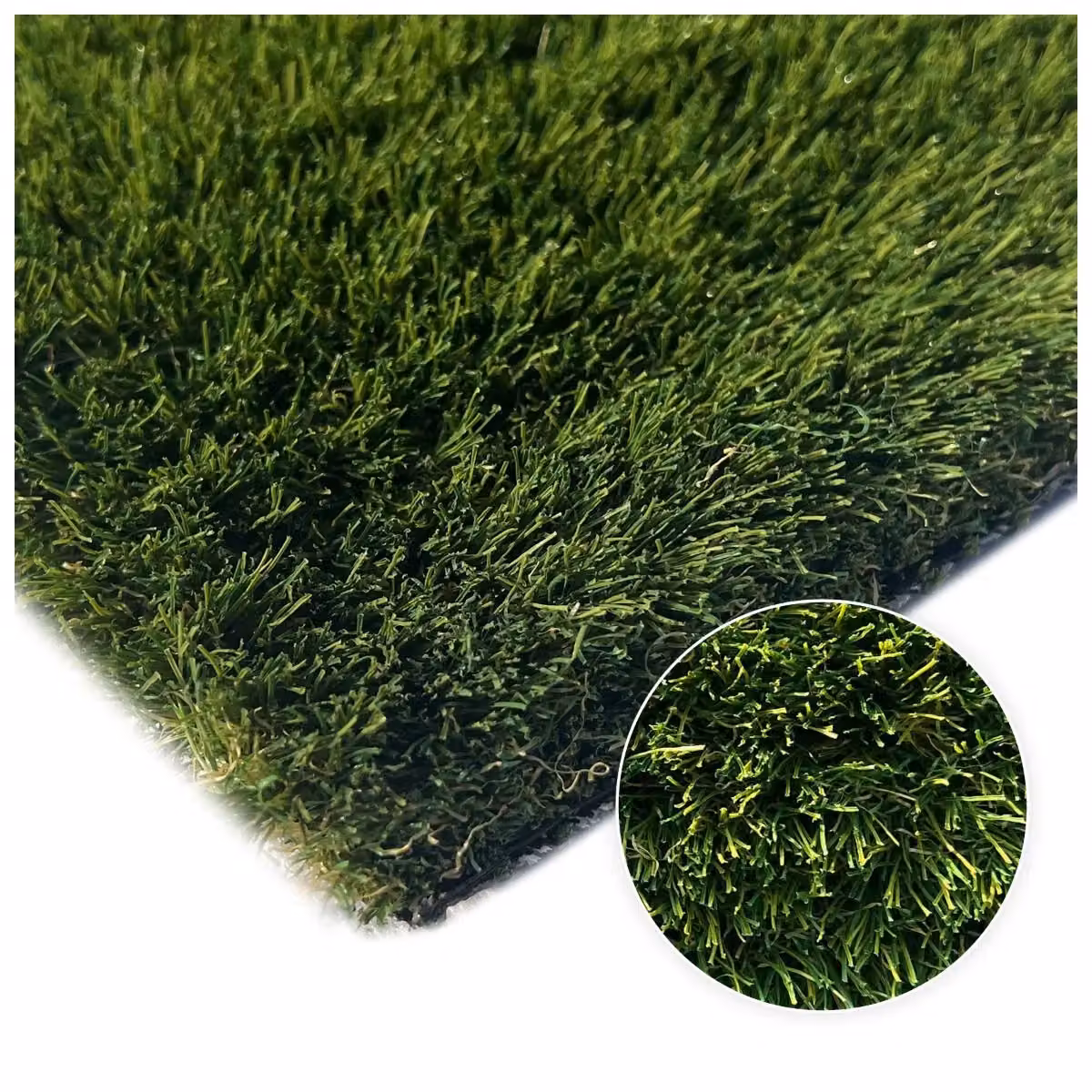 Artificial Grass GB Rio Plus 40mm Super Soft Artificial Grass in Green, W/D: 200 x 200 cm – 3