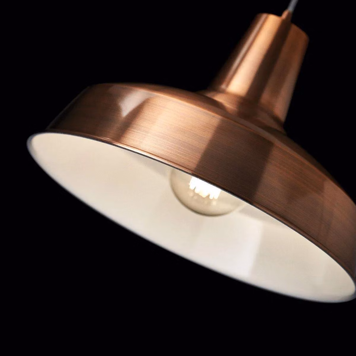 Netlighting Moby Cone Ceiling Pendant Lamp in Copper with E27 Socket and Height Adjustable Design – 2