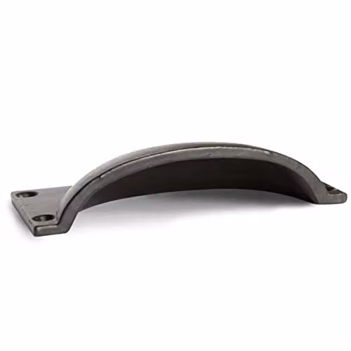 Hammer and Tongs Matt Black Iron Rectangular Cabinet Drawer Handles, Pack of 4 – 2