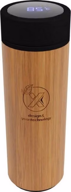 SCX Design Bamboo Water Bottle in Beige and Brown, 20.0 ml