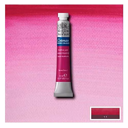 Winsor & Newton Cotman Watercolour Paint, Purple Lake, 8ml Tube – 3