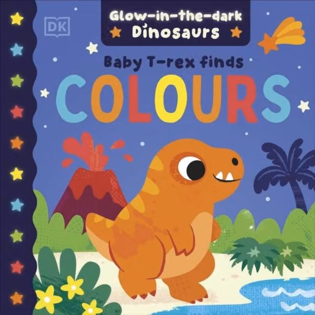 DK Baby T. Rex Finds Colours Multicolour Paperback Book