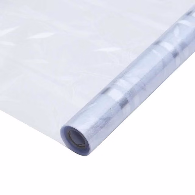 Berkfield Home Frosted Bamboo Pattern PVC Window Films, 2 Pack, White