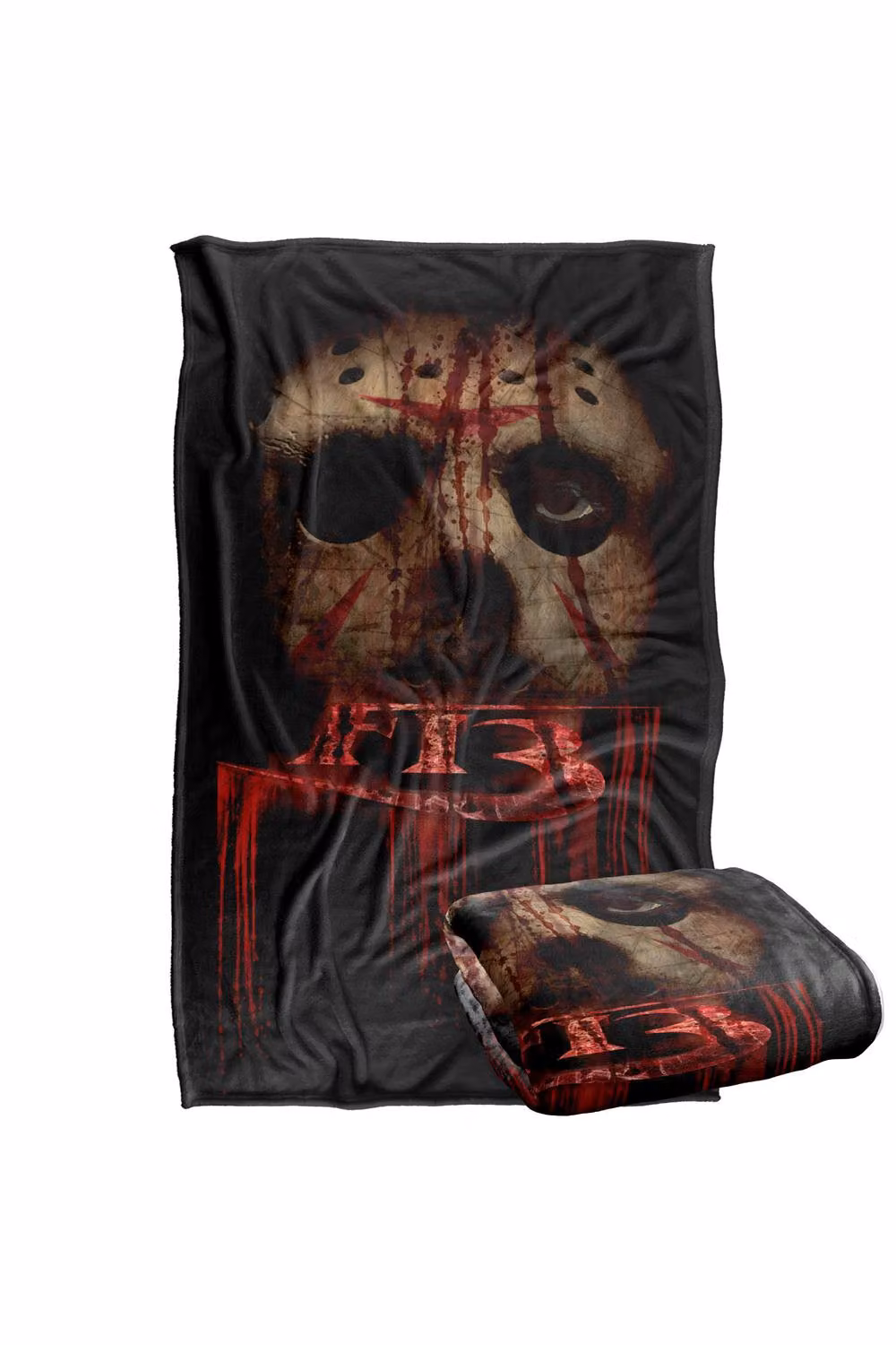 LOGOVISION Friday The 13th Remake Poster Super Soft Fleece Throw Blanket, Multicolour, W/D/H: 91 x 147 cm – 6