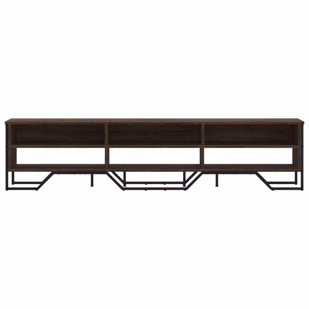 Berkfield Home Modern TV Cabinet in Brown Oak, W/D/H: 180 x 41 x 34 cm – 4