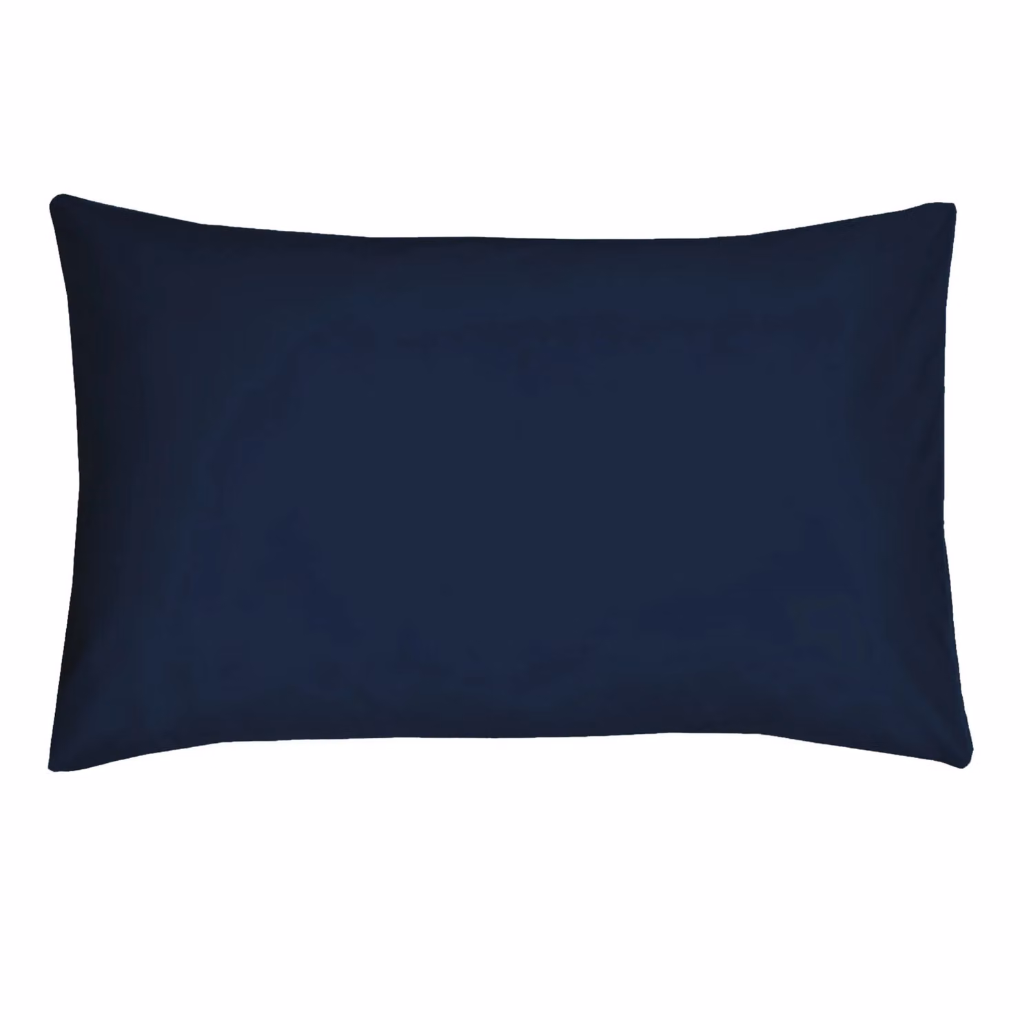 Smart Living Navy Polycotton Standard Pillowcase, Non-Iron, W: 48 cm x H: 74 cm – 2
