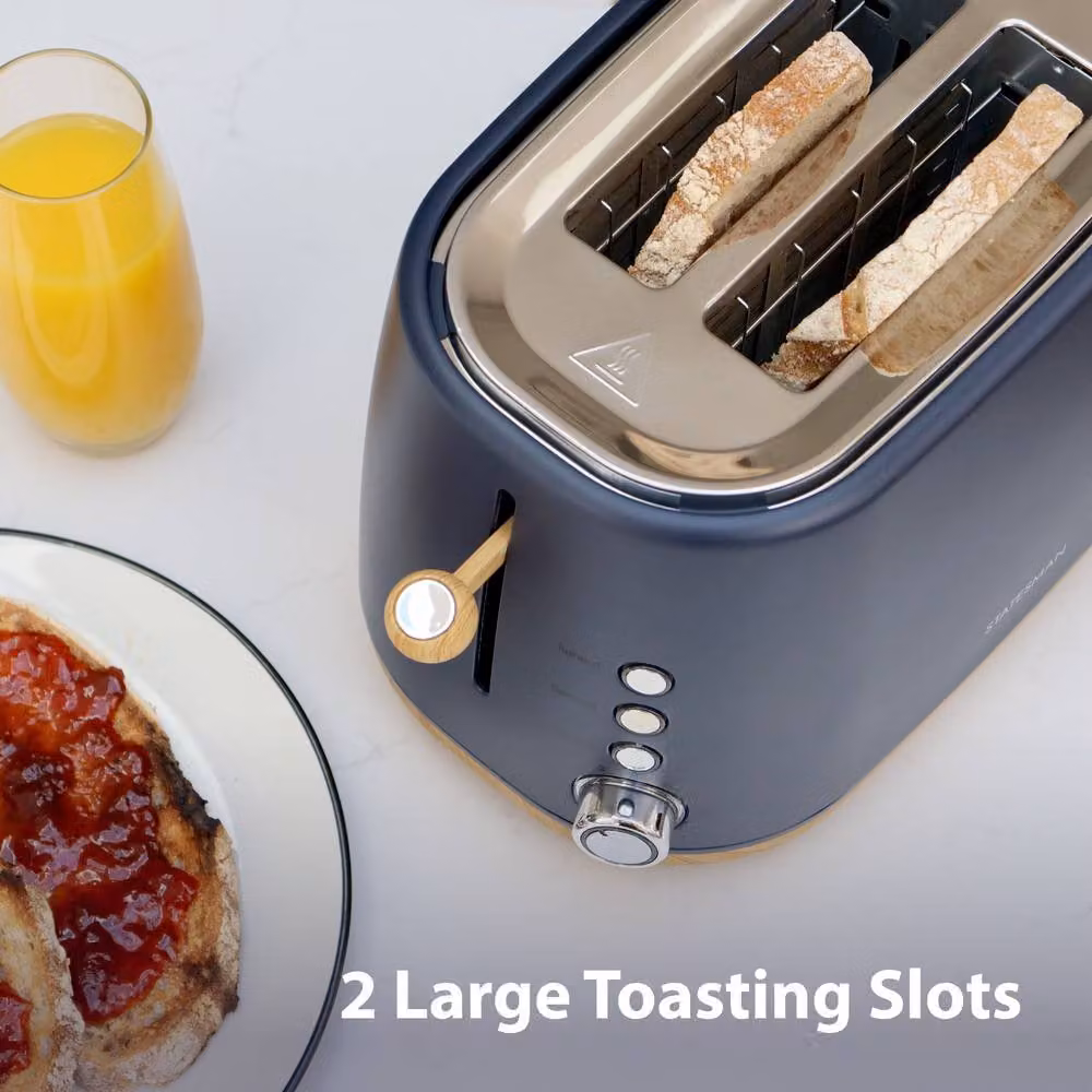 Statesman Scandi Kettle and Toaster Set in Dark Navy Blue – 5