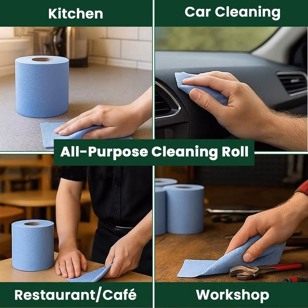 ECONX Blue 2-Ply Embossed Centrefeed Paper Towel Rolls, 12 Pack – 2
