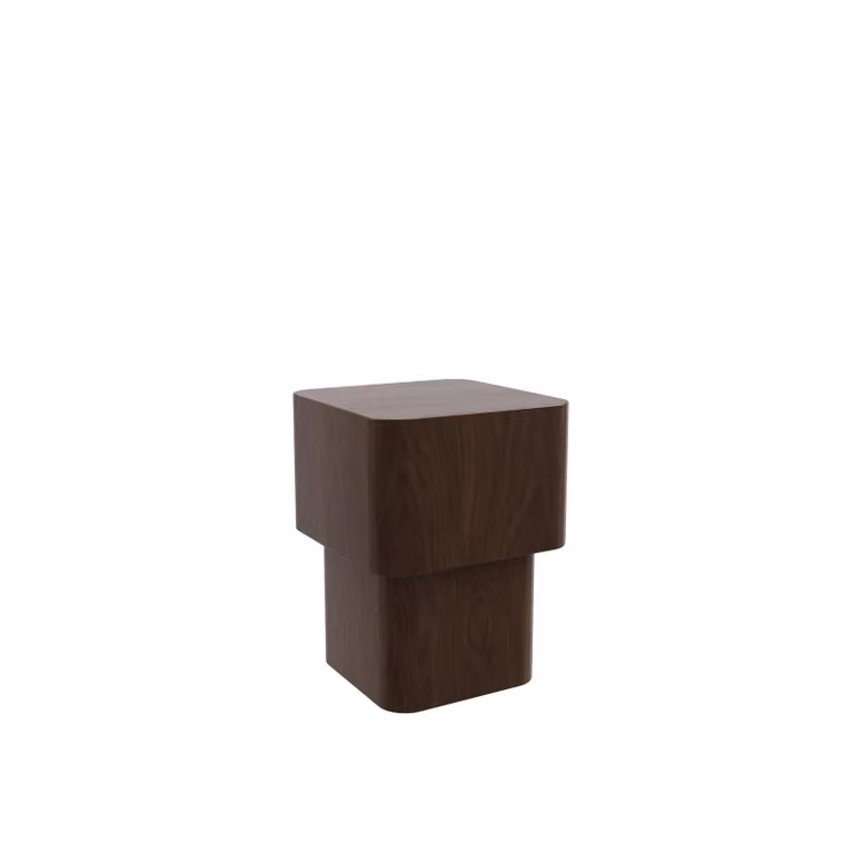 Dome Deco DOHA Side Table in Brown Wood
