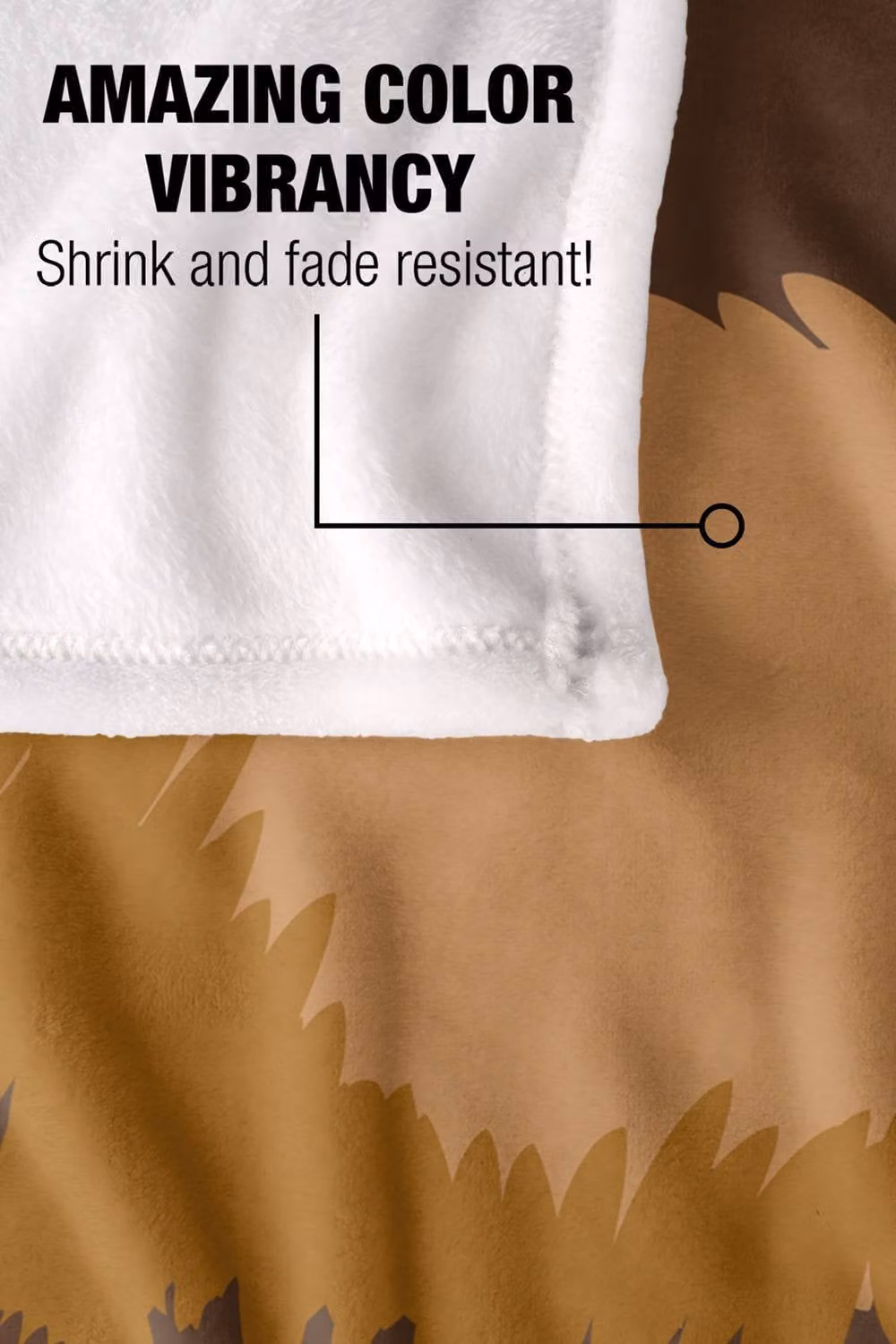 Warner Bros. A Christmas Story Scott Farkus Hat Extra Large Super Soft Polyester Throw Blanket in Brown and Multicolour – 4