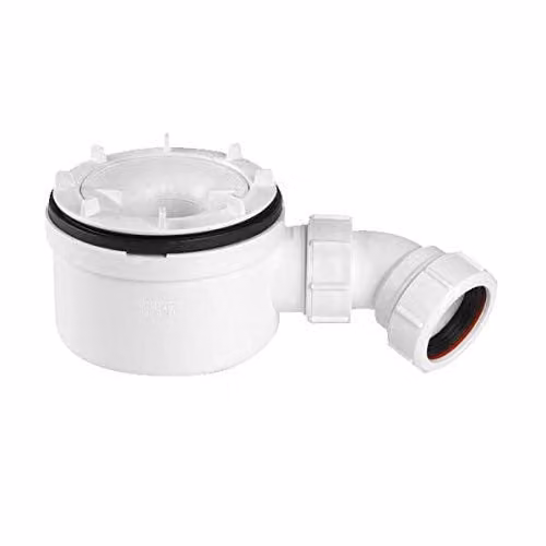 McAlpine 90 Degree White Plastic Water Seal Trap Body with 1.5 Inch Multifit Outlet ST90-70B