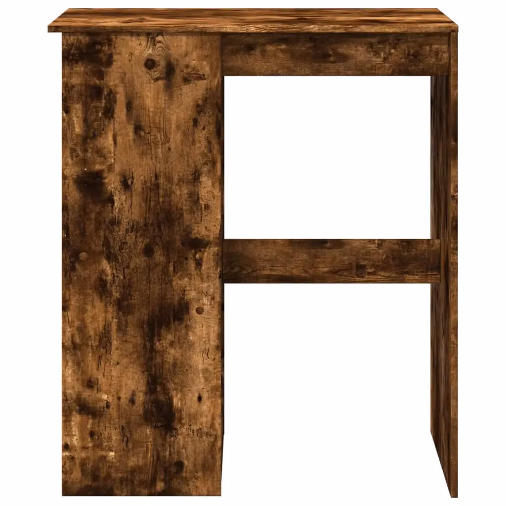 Berkfield Home Bar Table with Racks in Smoked Oak Brown, W/D/H: 90 x 47.5 x 103.5 cm – 4