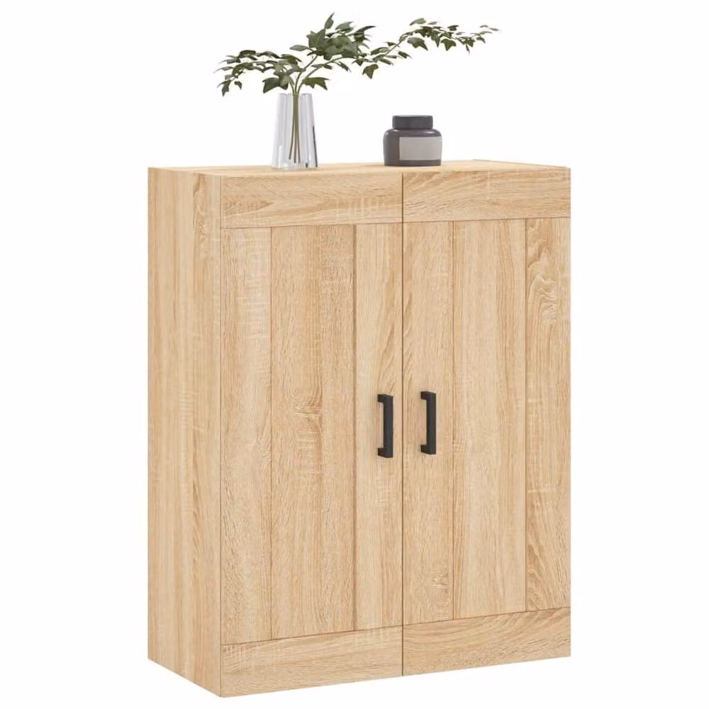 Berkfield Home Wall Mounted Sonoma Oak Cabinet in Brown, W/D/H: 69.5 x 34 x 90 cm – 2