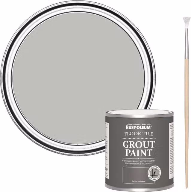 Rust-Oleum Floor Grout Paint in Grey, 250ml
