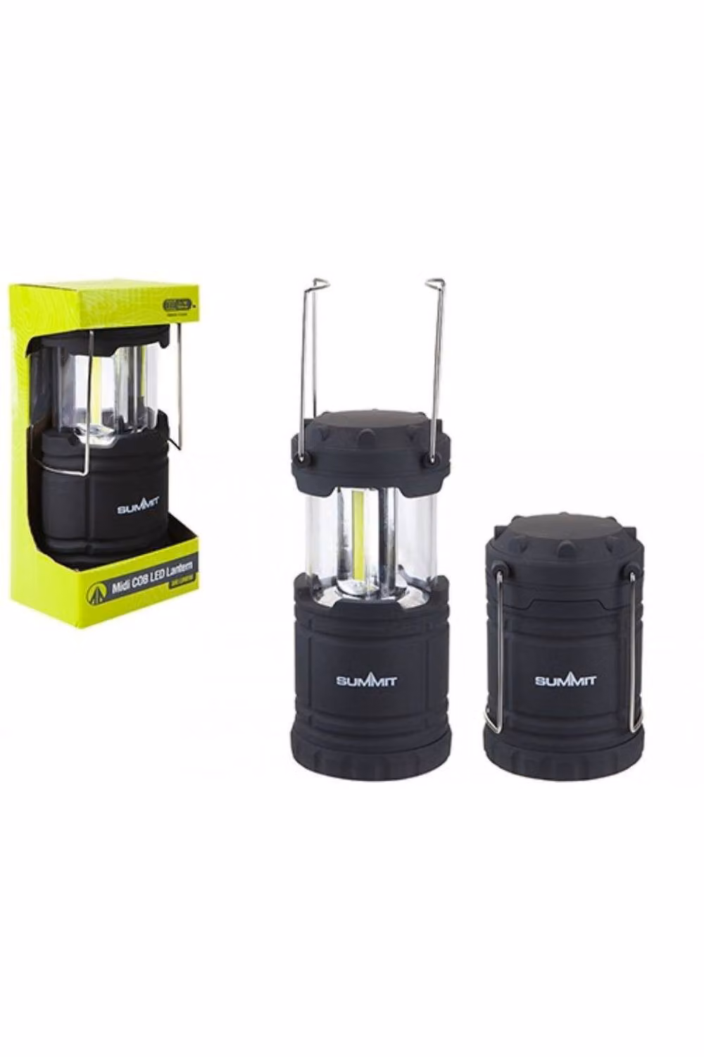 KDMD Summit Midi COB LED Collapsible Lantern in Black – 2