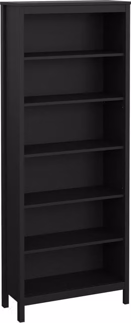 Furniture To Go Barcelona Modern Bookcase in Black