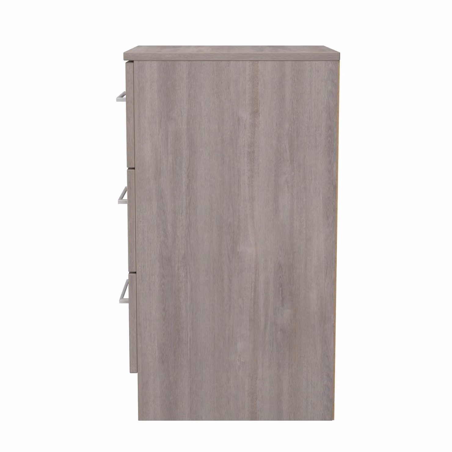 Ready Assembled 2 U Gloucester 3 Drawer Bedside Cabinet in Light Grey – 2