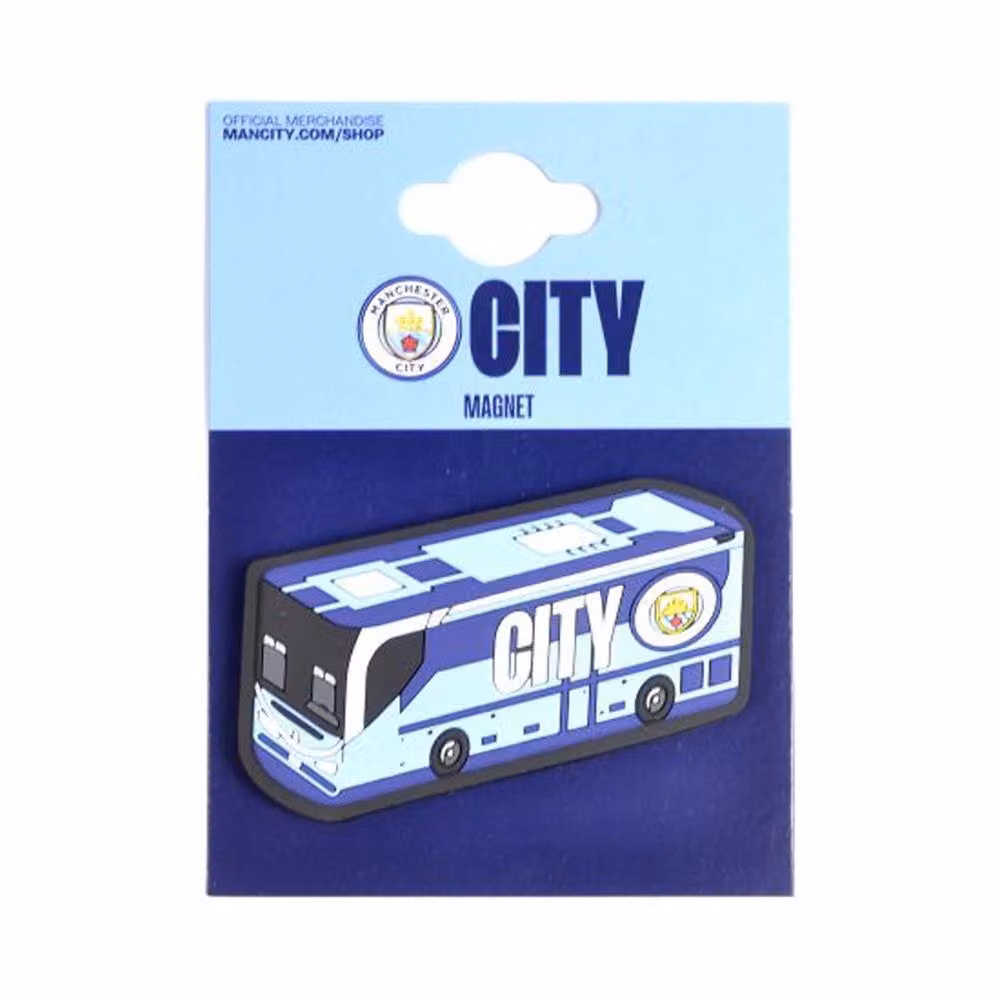 Manchester City FC Blue Rectangular Adhesive Plastic Fridge Magnet – 2
