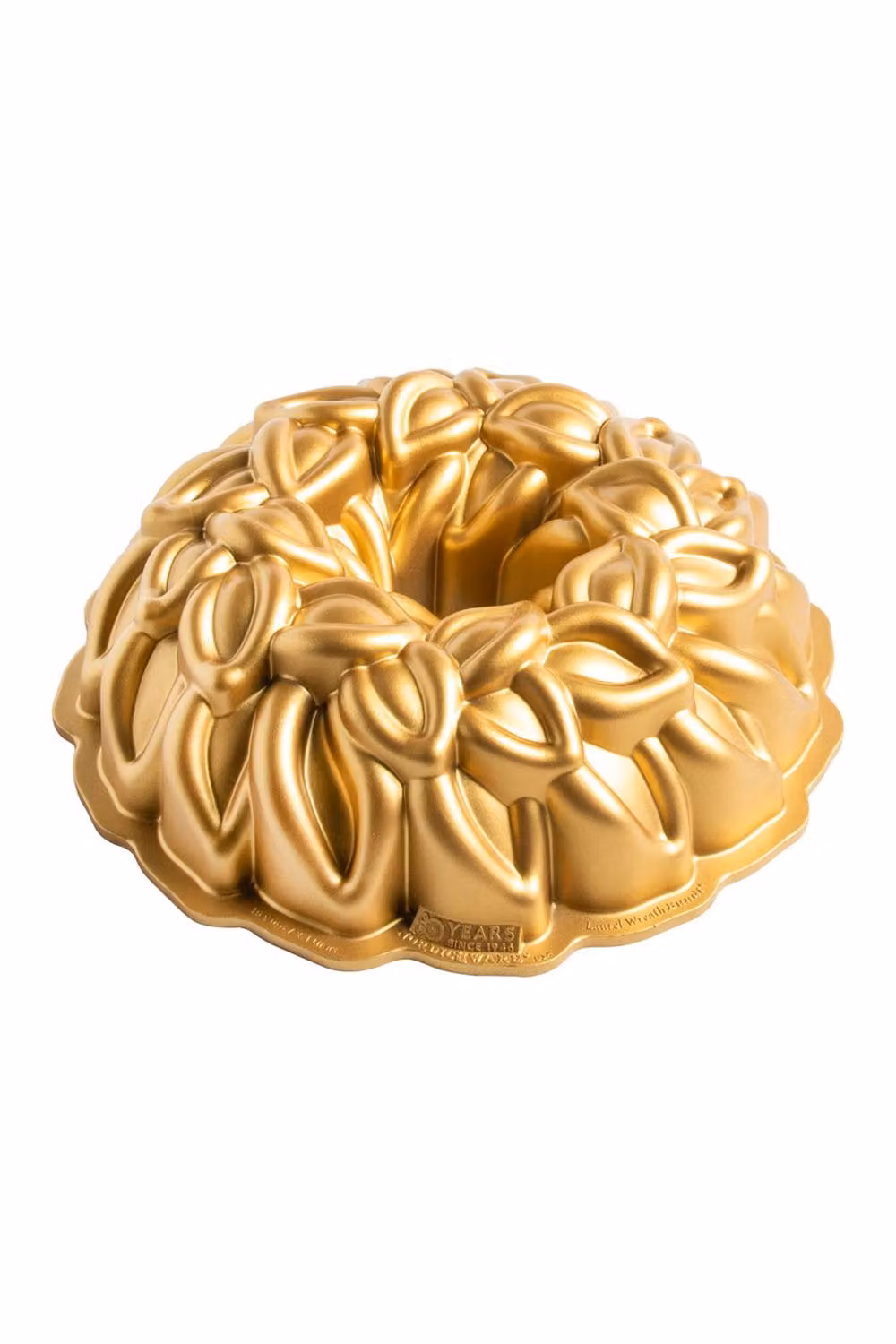 Nordic Ware Gold 80th Anniversary Laurel Wreath Bundt Pan – 5