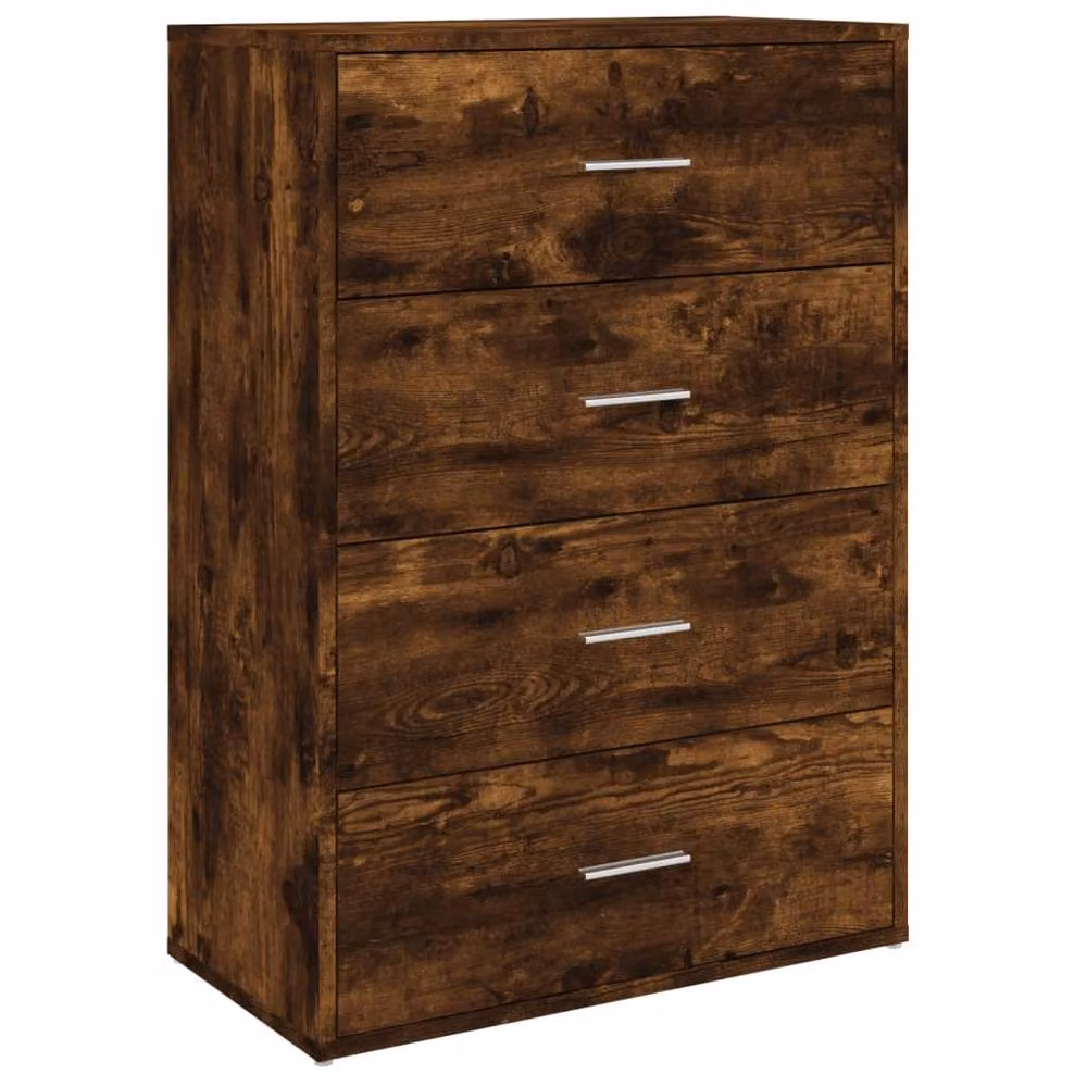 Berkfield Home Smoked Oak Sideboard in Brown, W/D/H: 60 x 31 x 84 cm – 3